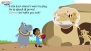 Wash Away the Germs! | Read with Akili and Me | Educational Cartoons for Preschoolers