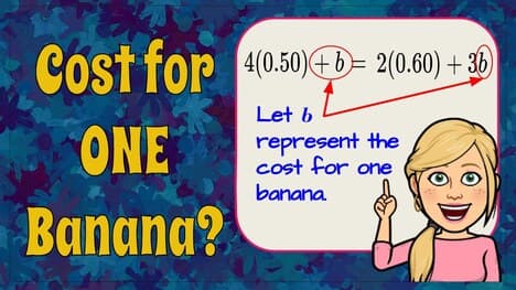 Write and Solve a Real World Linear Equation