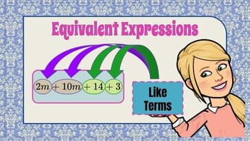 Determining Equivalent Expressions Using Like Terms