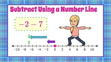 How to Subtract Using a Number Line