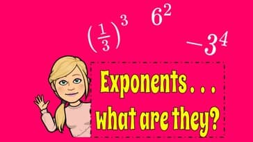 Introduction to Exponents and Evaluating Expressions with Exponents