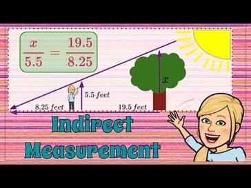 Similar Figures, Angle-Angle Similarity and Indirect Measurement