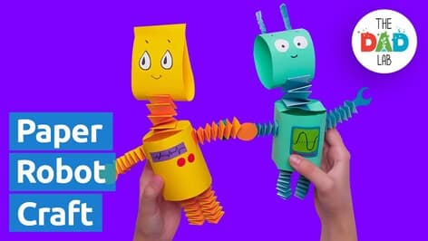 DIY Craft: Paper Robots