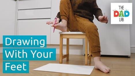 Art Challenge: Draw with your Feet