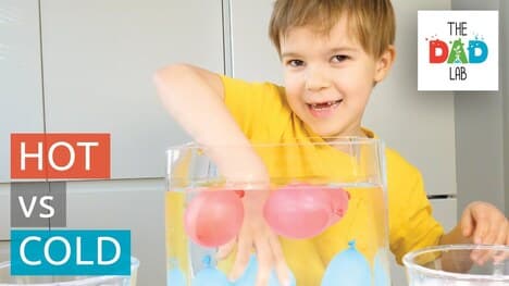 Science Experiment: Hot and Cold Water