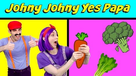 Johny Johny Yes Papa Nursery Rhymes - Vegetables - Bella & Beans TV