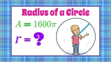 How to Find the Radius of a Circle from the Area