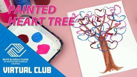 Valentine's Day Art Project: Painted Heart Tree