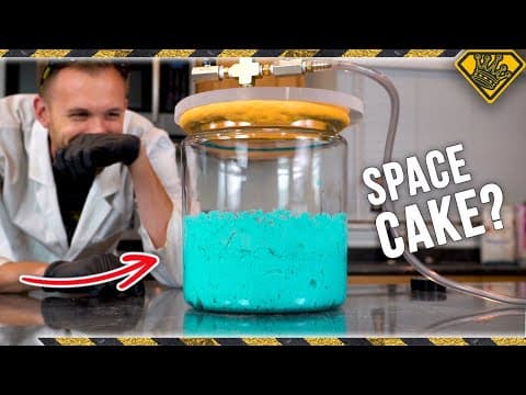 What Does Cake Batter Do In A Vacuum Chamber  TKOR Attempts Cake Batter In A DIY Vacuum Chamber
