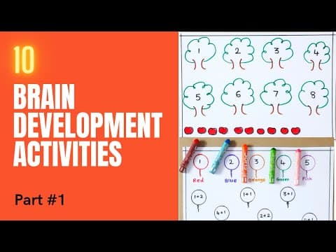 Part#1 | 10 Brain development activities for 3 to 6 years