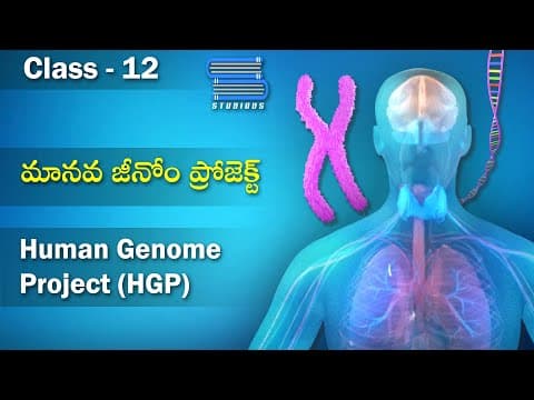 మానవ జీనోం ప్రాజెక్టు – Human Genome Project | Biology Telugu