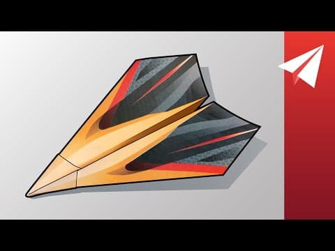 Epic paper airplane flies 80 feet! how to fold a paper airplane that flies far - spartan tutorial