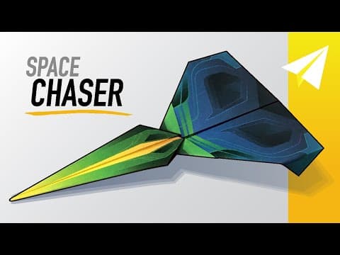 Paper airplane that flies really far! how to fold space chaser