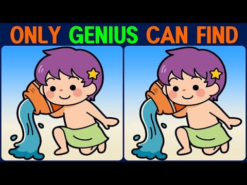 【Find the Difference】 To exercise your brain! Find the difference in 90 seconds!