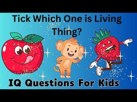 Kids Iq Development Video Part 7 | Educational Video | IQ Questions For Kids With Answers