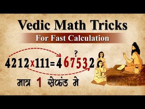 "Supercharge Your Math Skills: Multiply Four-Digit Numbers by 111 - Vedic Techniques!"