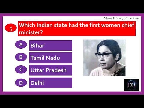 GENERAL KNOWLEDGE QUIZ - TEST 73 - GK QUIZ - INDIAN GK
