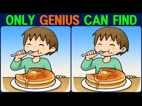 Puzzle / Find the Difference │ Concentrate and have fun, your brain will be healthy!