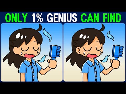Brain exercise quiz! Find the difference between! │ Improve your concentration!