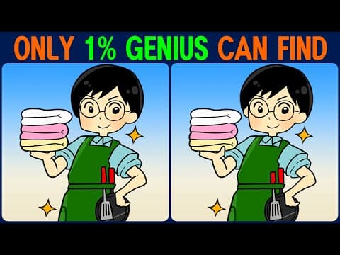 【Find the Difference】 Wise for you! Let's do brain exercise together! Find the differences!