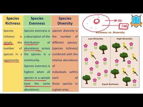 What is Species Richness- Evenness - Diversity ? || Biodiversity అంటే ఏమిటి?