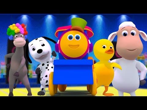 జంతువులు ధ్వని పాట | Bob Animals Sound Song | Animals Sounds In Telugu | Educational videos For Kids