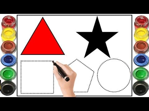 Shapes Drawing Shapes colors Triangle Square Circle 2D Shapes Drawing Shapes Name for kids