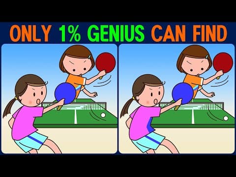 Brain exercise quiz! Find the difference between! │ Vibrant concentration time!