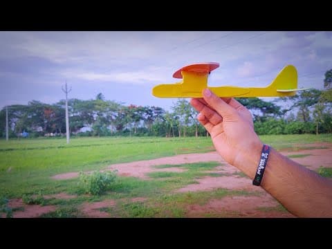 How to make mini aeroplane in telugu || Science Experiments