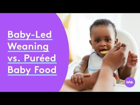 Baby - led weaning vs. puréed baby food-differences, how to start