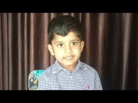 Master Singareddy Ishir Chandra recited Country capitals