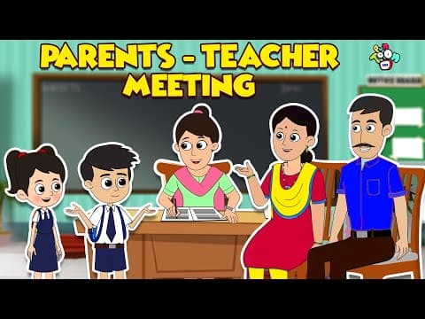 Parents Teacher Meeting | Types of Parents in PTM | Telugu Stories | Moral Stories | Kids Animation