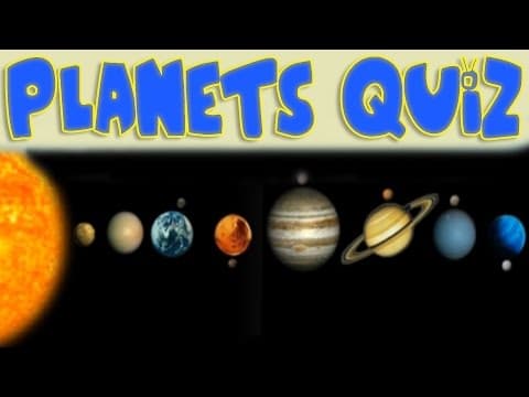 Planets of Our Solar System - Quiz