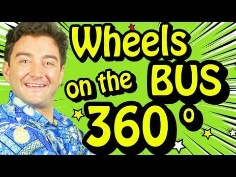 360 video wheels on the bus 360 videos for kids