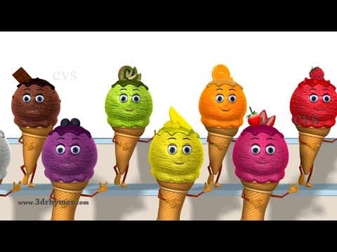 Ice Cream Song for Kids | Learn Colors with Ice Cream for Children