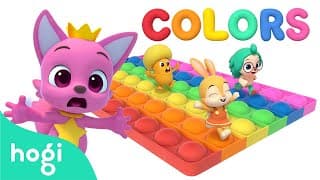 Learn Colors with Colorful Pop It | Learn Colors for Kids | Colorful Pop It | Hogi & Pinkfong