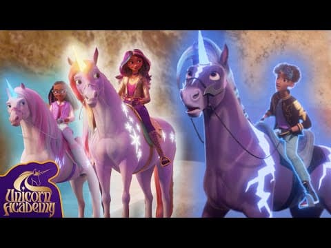 Woah! Watch Unicorn Riders achieve HARMONY BOND!!! | Unicorn Academy Clips | Cartoon for Kids