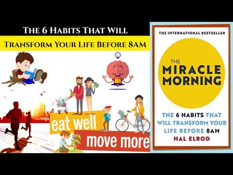 Six morning habits of successful people -the miracle morning book summary (hindi)