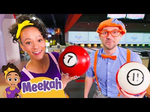Blippi and Meekah Go Bowling!! | Blippi&Meekah Full Episodes | Educational Videos for Kids
