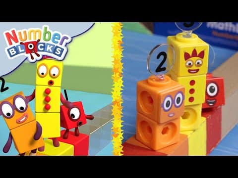 Pattern Palace - Numberblocks MathLink Cubes | 12345 - Counting Cartoons For Kids