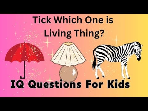 Kids Iq Development Video Part 8 | Educational Video | IQ Questions For Kids With Answers