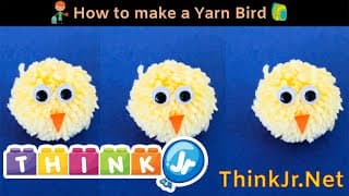 Crafts - How to make a Yarn Bird | DIY | Bird| ThinkJr