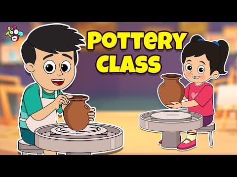 Gattu Chinki Pottery Class | Telugu Kathalu | Moral Stories | Kids Animation Story | Puntoon Kids