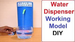 water dispenser project working model for science fair project