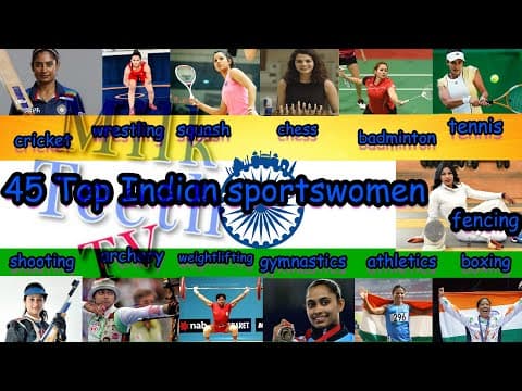 45 Top Indian Women Athletes and Professional Sports players | List of Sportswomen in India