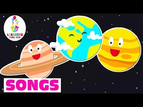 The Planets Lullaby-Planets for Kid's Songs (by Learning Time Fun)
