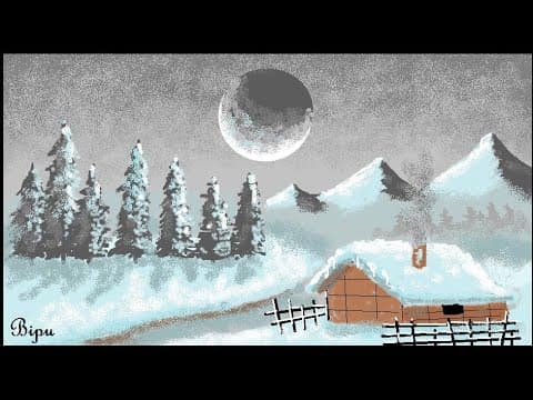 How to draw in computer - microsoft paint