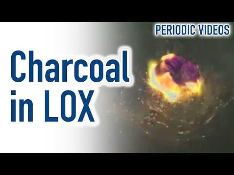 Liquid Oxygen |slow motion - Periodic Table of Videos