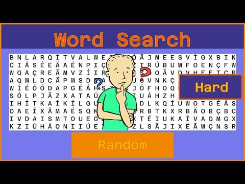 Word Search - Challenge  Ep943