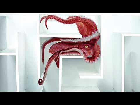 Octopus vs Mark Rober’s Underwater Maze